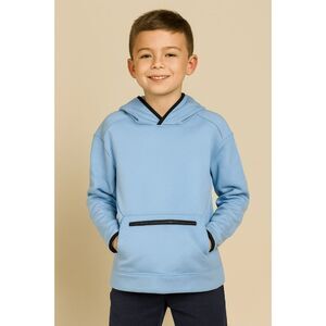 DSG Youth Blue Sport Fleece Pullover Hoodie Size S